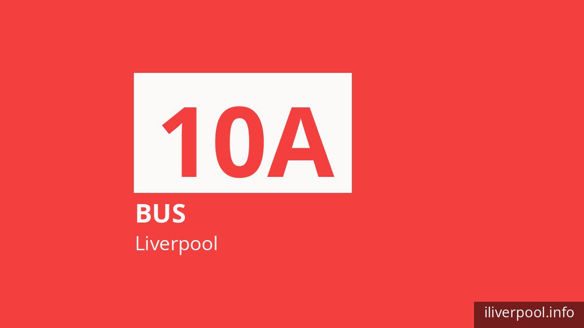 Bus route 10A in Liverpool