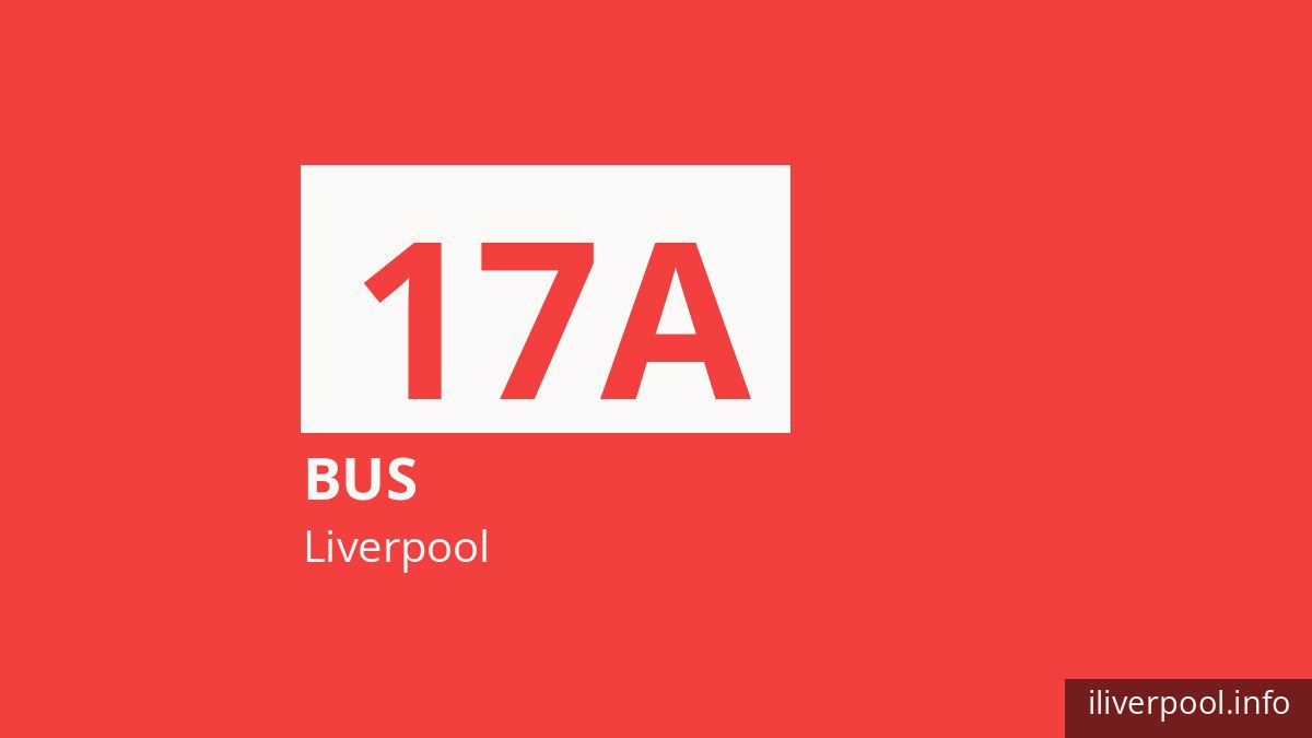 Bus route 17A in Liverpool