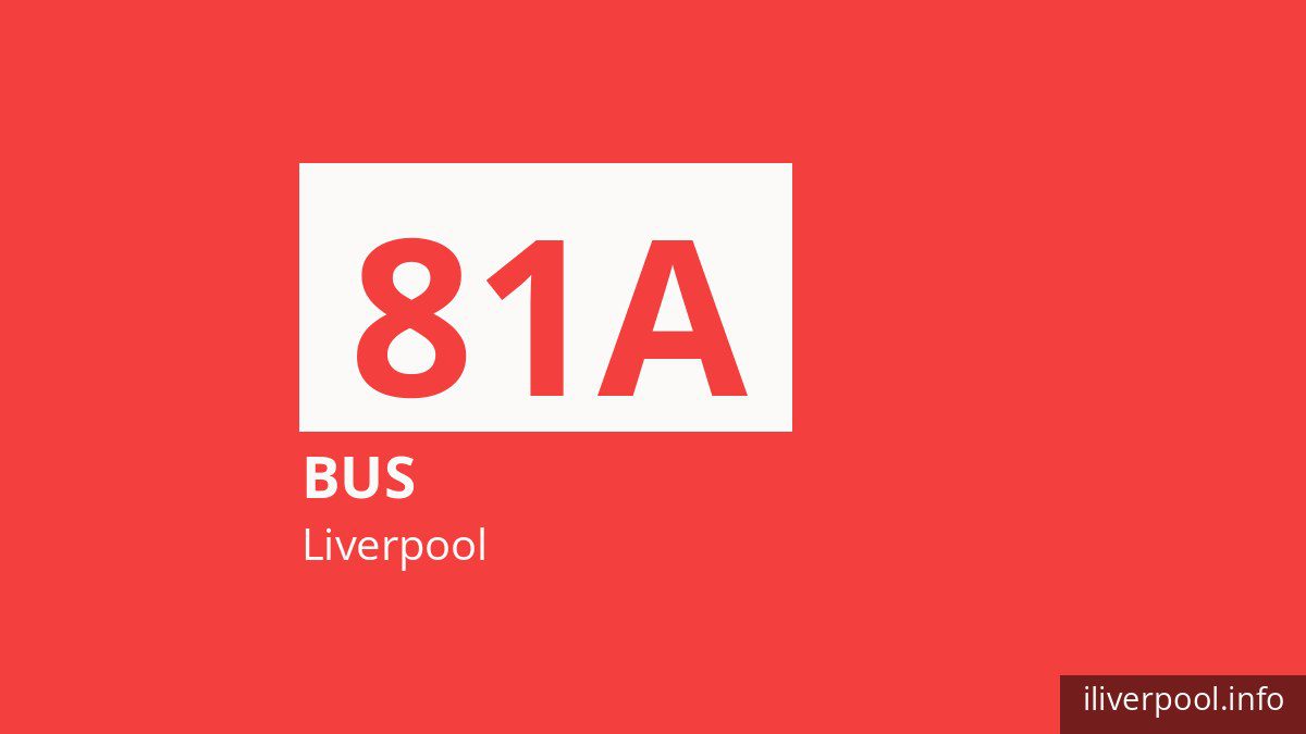 Bus route 81A in Liverpool